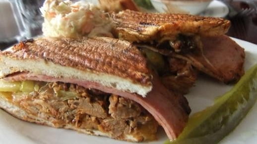 Cuban sandwich at D'Canela, Amagansett
