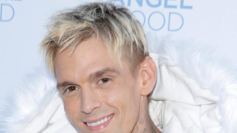  Singer/songwriter Aaron Carter attends Project Angel Food's 2017 Angel Awards...