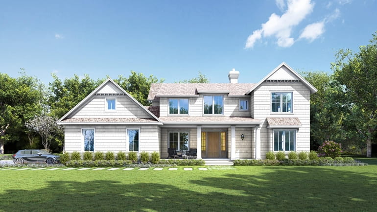 A rendering of one of the homes the Beechwood Organization...