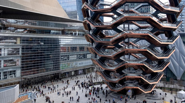The Vessel, the public centerpiece of the Hudson Yards project...