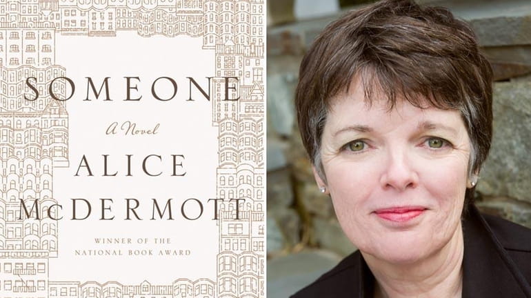 Author Alice McDermott and the cover for her 2013 novel...