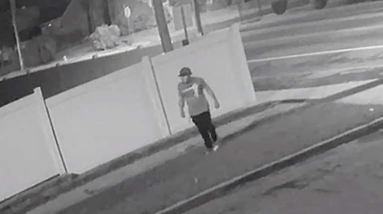 Nassau County police on Thursday released this surveillance image of...