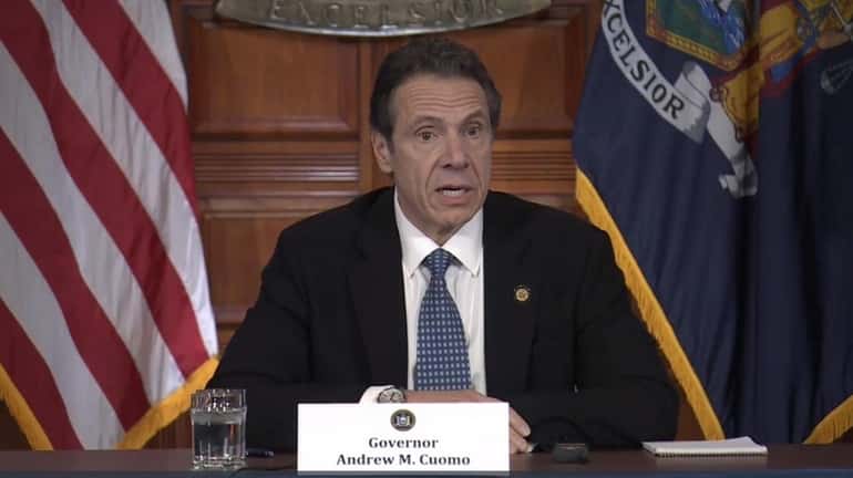 Gov. Andrew M. Cuomo, seen here in March, sent well-wishes...