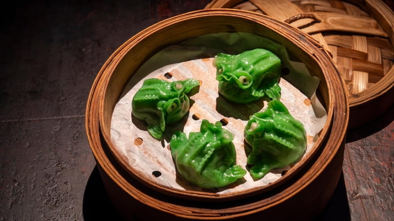 Mala pork and mushroom dumplings at O Mandarin’s Winter Dumpling...