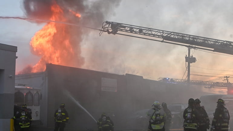 The East Farmingdale Fire Company was alerted to a building fire...
