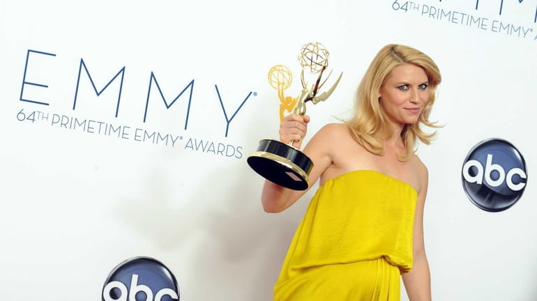 Actress Claire Danes, winner of the Outstanding Lead Actress In...