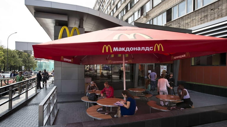 Moscow's oldest McDonald's outlet, which was closed on Aug. 21,...