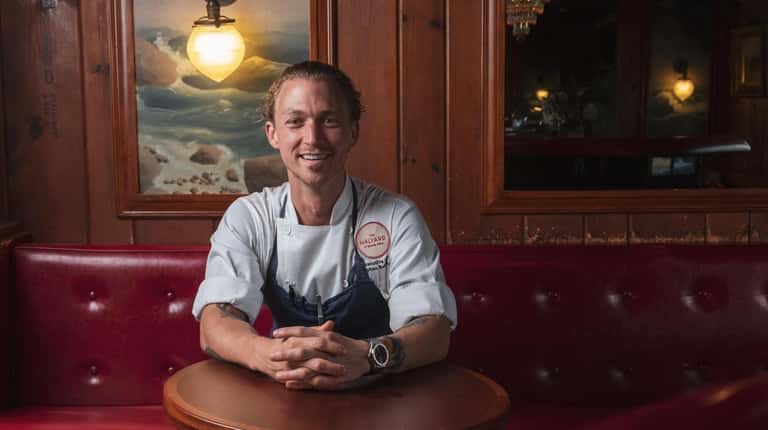 Executive Chef Stephan Bogardus at The Halyard in Greenport.