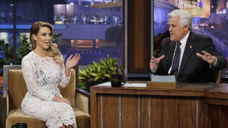 Kim Kardashian on "The Tonight Show With Jay Leno." (Oct....