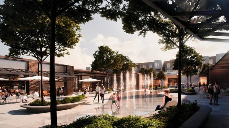 The developer of the 93-acre Syosset Park project presented a...