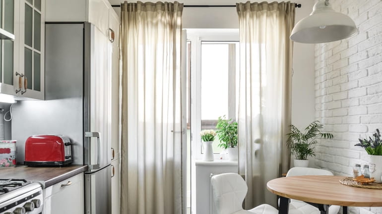 Window treatments can provide a stylish accent, adding privacy and light...
