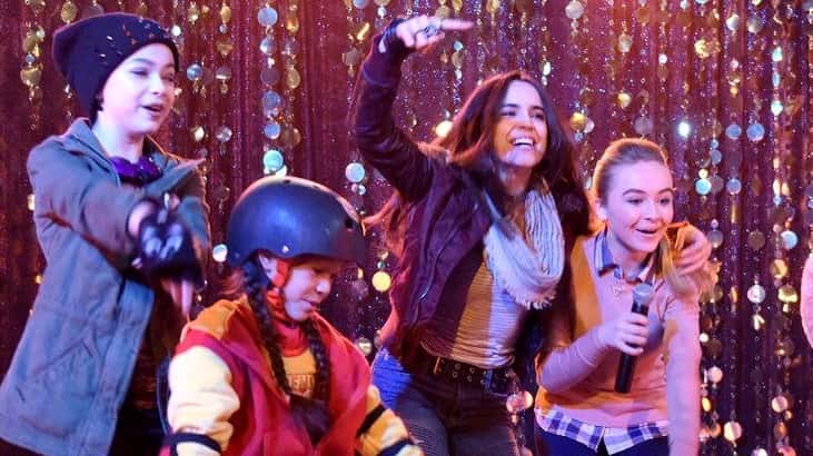 "Adventures in Babysitting," starring Sabrina Carpenter and Sofia Carson, premieres...