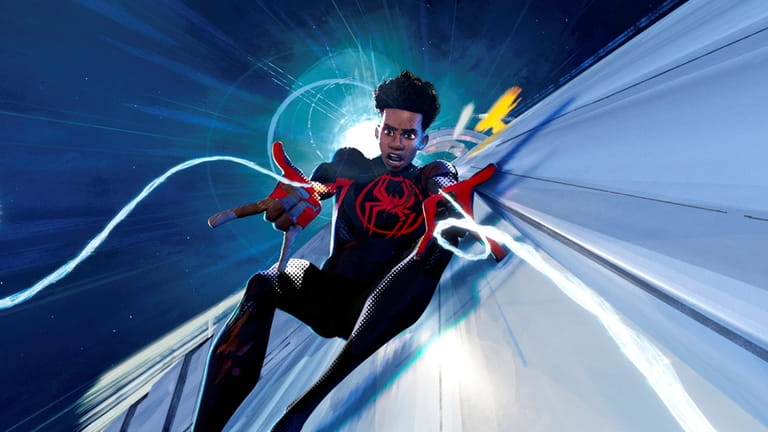 Spider-Man/Miles Morales (Shameik Moore) in Columbia Pictures and Sony Pictures...