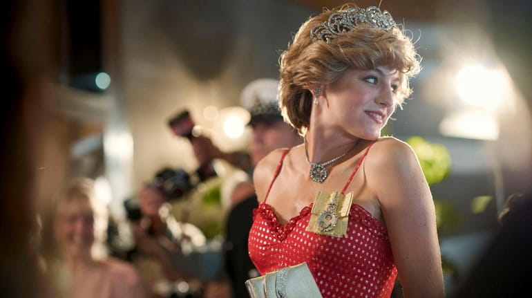 Emma Corrin as Diana, Princess of Wales in season 4...