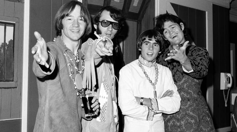 Peter Tork, far left, with Mike Nesmith, Davy Jones and Micky...