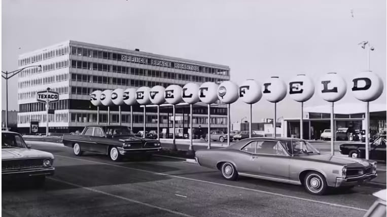 The entrance to Roosevelt Field on March 30, 1967.