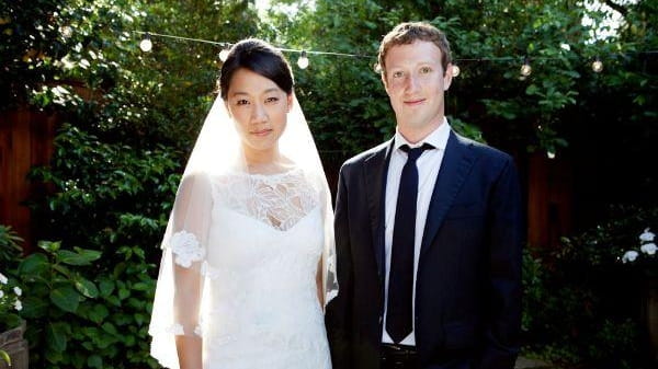 Mr. and Mrs. Mark Zuckerberg and Priscilla Chan