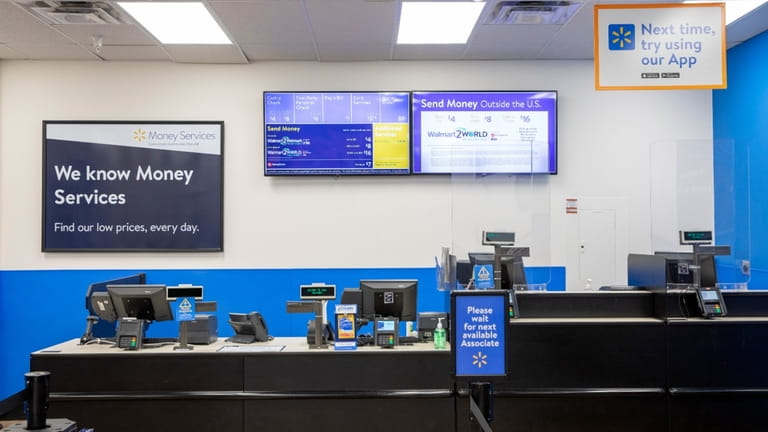 Walmart offers services including tax preparation, money orders, check cashing...