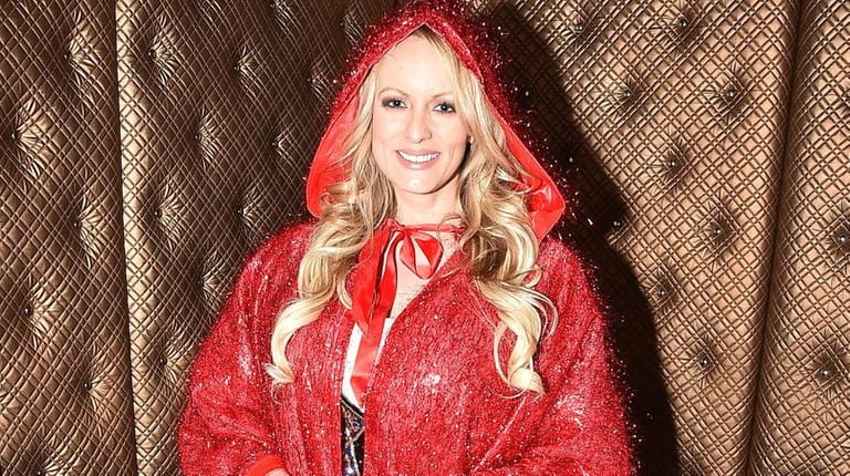 Adult-film star Stormy Daniels appears at Gossip in Melville on...