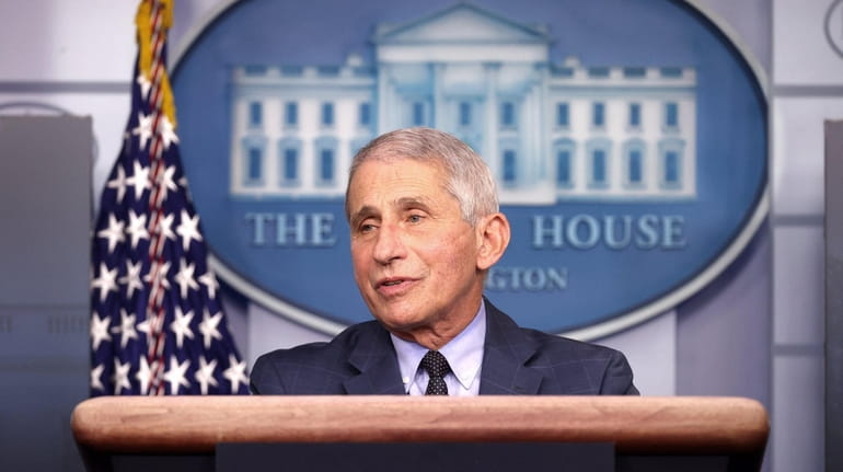 Dr. Anthony Fauci, director of the National Institute of Allergy...