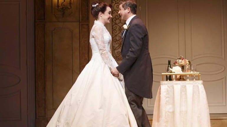 Sierra Boggess and David Burka in "It Shoulda Been You."