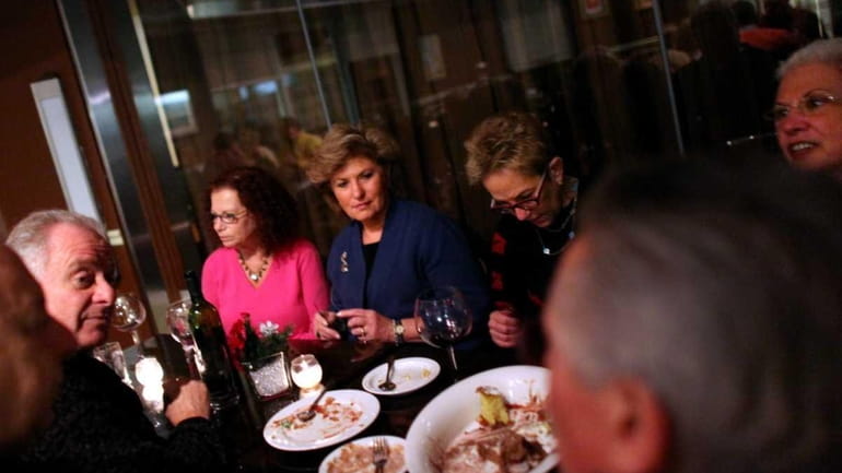 Patrons dine at DoraNonnie Tapas and Wine Bar in Glen...