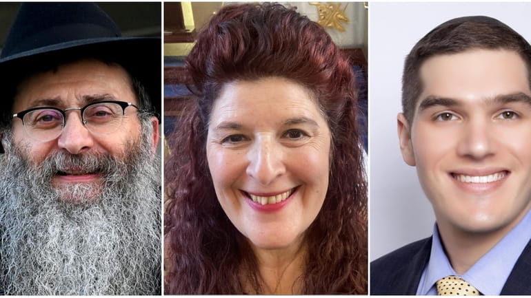Rabbi Anchelle Perl, Cantor Irene Failenbogen and Rabbi Jack Dermer 