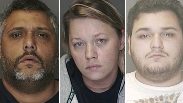 Three members of a Lindenhurst family suspected of a series...