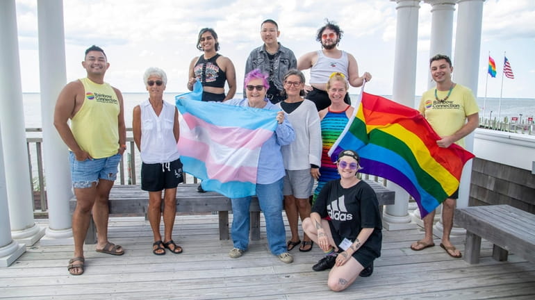 Rainbow Connection Summer Theater Program participants meet at Fire Island's...