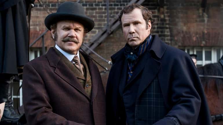 John C. Reilly, left, and Will Ferrell in "Holmes & Watson."