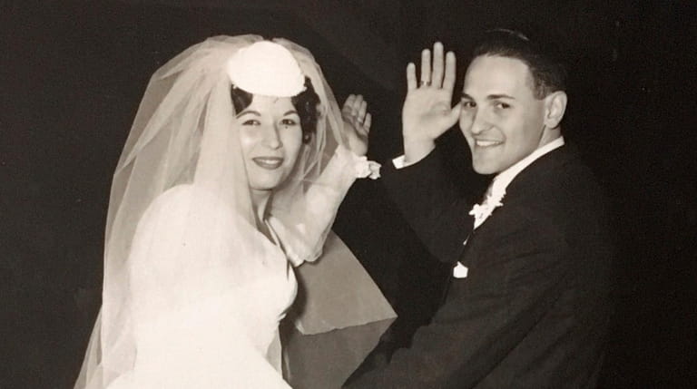 Connie and Vincent Stile on their wedding day, Nov. 19, 1960,...