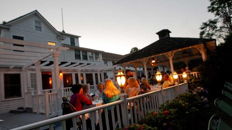 La Maison Blanche Hotel and Restaurant on Shelter Island Heights...