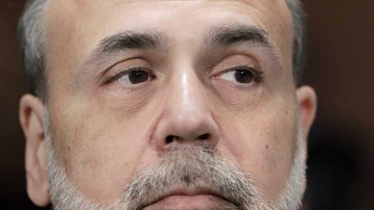 Federal Reserve Chairman Ben Bernanke testifies on Capitol Hill in...
