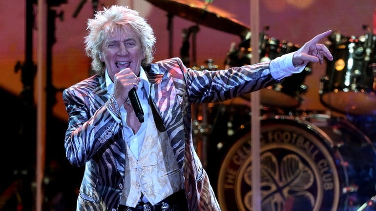Rod Stewart is currently on tour throughout the United Kingdom.
