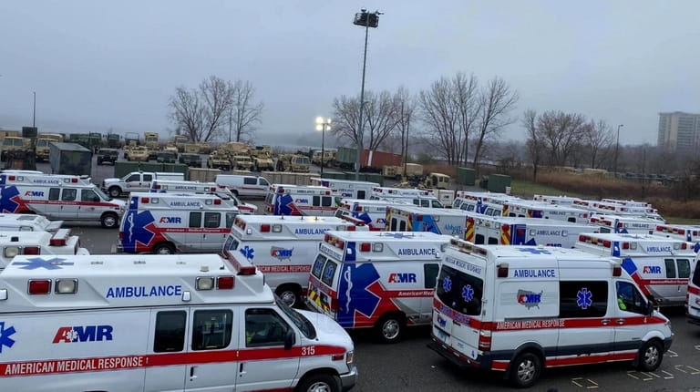 Global Medical Response has deployed crews and ambulances in response...