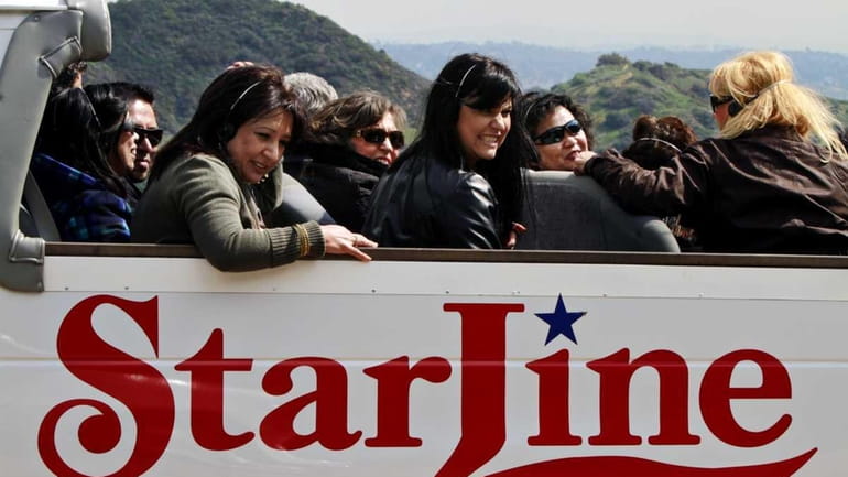 Starline Tours is teaming with TMZ to cruise past star...