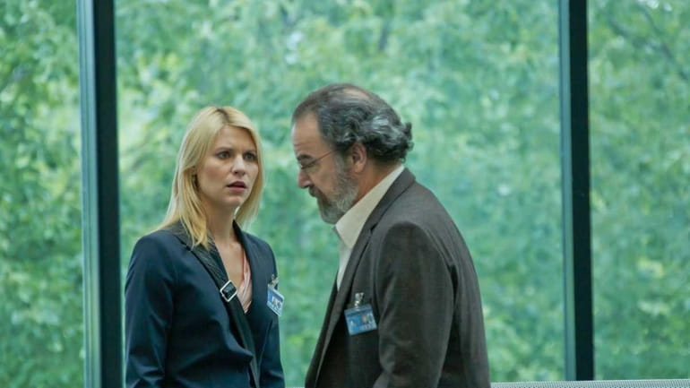 Claire Danes stars as Carrie Mathison and Mandy Patinkin as...