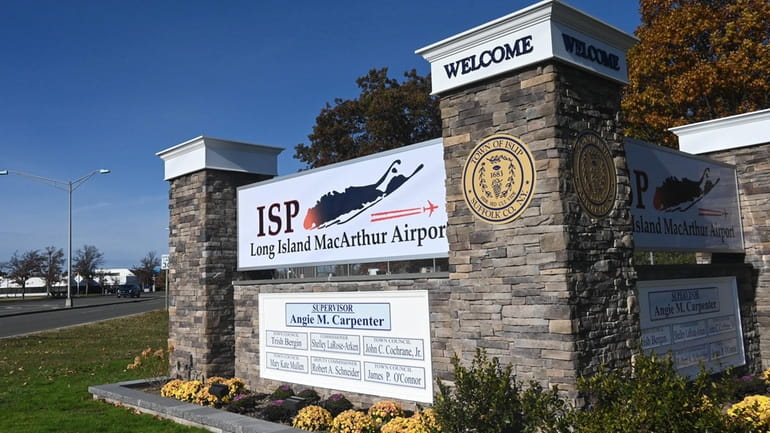 Long Island MacArthur Airport in Ronkonkoma, which has been declared...