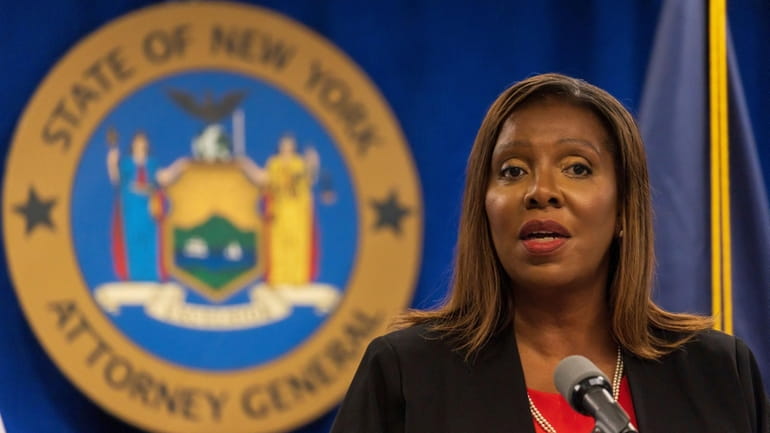 New York State Attorney General Letitia James called a judge's ruling...