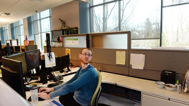 Robby Stevens of Woodside is data center manager at Webair, a Garden...