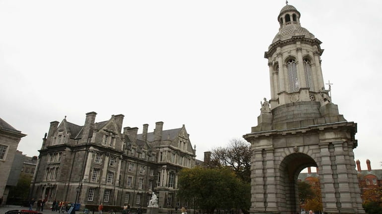 Dublin's Trinity College offers a variety of reasonably priced dormitory...