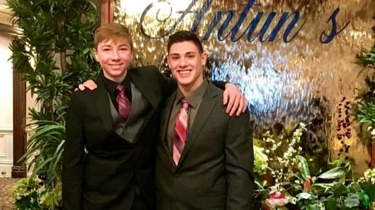 From left, Logan Witte and Adam Rotbart at the annual...