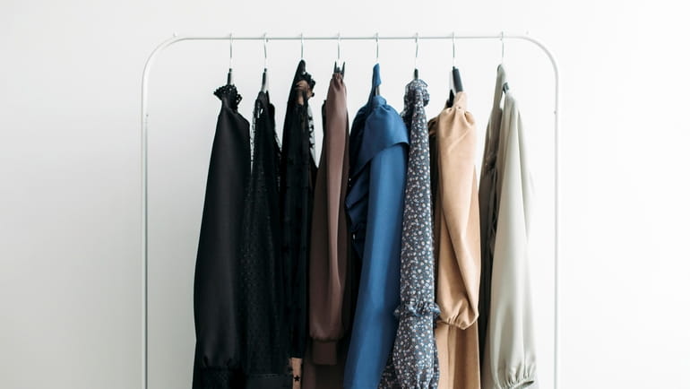 A capsule wardrobe can be mixed and matched into looks...
