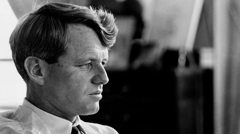 Robert Kennedy in his New York City apartment in 1966 from Netflix's...