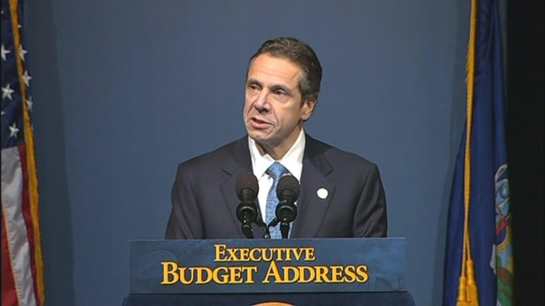 Gov. Andrew M. Cuomo explains his budget for 2013-14 on...