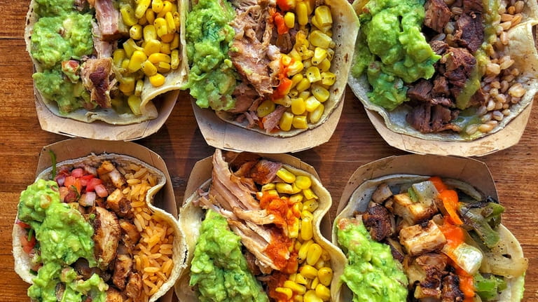 A selection of tacos from Dos Toros Taqueria, now open...