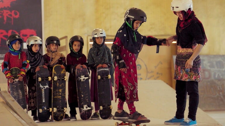 A scene from the Oscar-nominated short "Learning to Skateboard in a...