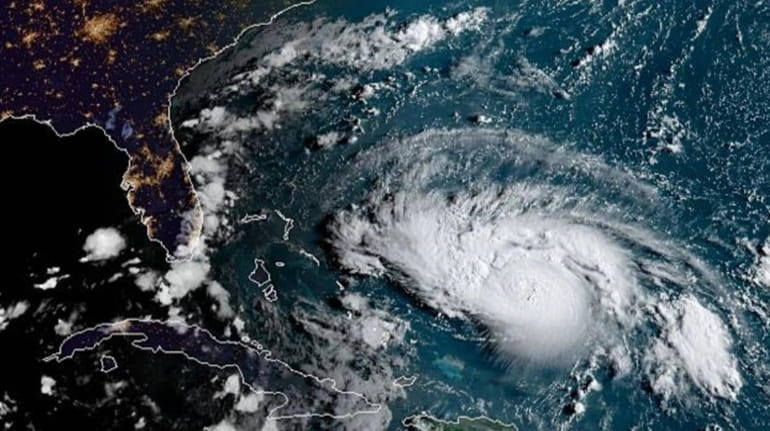 A satellite image taken Friday morning of Hurricane Dorian, which...