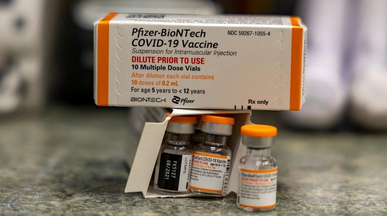 The Pfizer COVID-19 vaccine for children ages 5-11 was available...