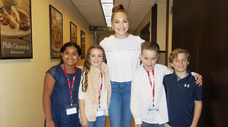 "Dance Moms" star and author Maddie Ziegler meets with Kidsday...